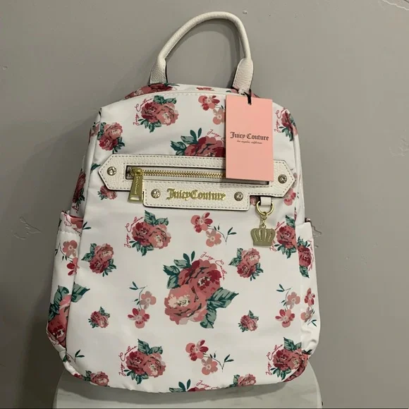 Juicy Couture | Bags | Nwt Juicy Couture Floral Roses White  display picture 3